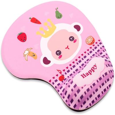 China Wholesale Custom Classic ODM Design Eco-friendly Full Color Sublimation Printed Silicone Gel Mouse Pad With Wrist Rest for sale