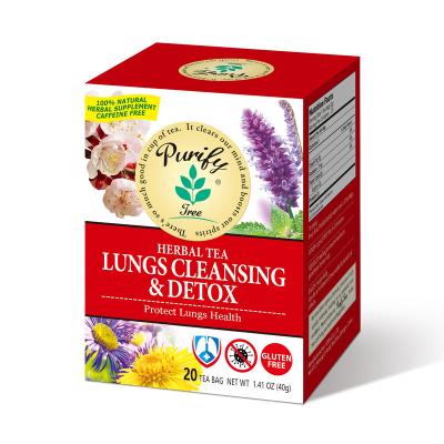 China Lung Detox Tea herbal tea bags for sale