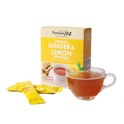 China Tea drinks instant ginger and lemon crystals to support healthy digestion for sale