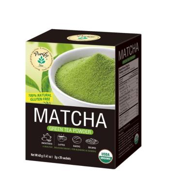 China Instant Tea Powder Purify Manufacturer Supply Professional Matcha Green Powder for sale