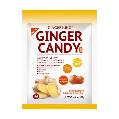 China Ginger Candy Gummy Natural Soft Organic Hard Candies for sale