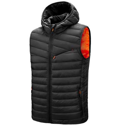 China OEM Outdoor Nylon Padded Sports Mens Durable Warm Winter Mens 100% Vest Vest for sale