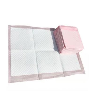 China Sustainable Manufacturer Wholesale Pet Clean Up Products Pink Color Scented Puppy Pads for sale