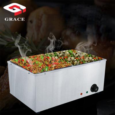 China High Quality Electric Hotel Buffet Food Warmer Display For Restaurant Bain Marie Catering Showcase for sale