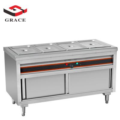 China Electric Commercial Buffet Equipment Hotel Buffet Food Equipment Restaurant Bain Marie Food Warmer Display Chaffer For Catering Banquet for sale