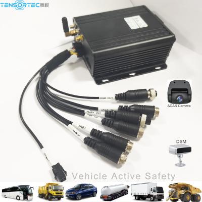 China NIGHT VISION Manufacturer 4G dvr Driver State GPS Tracking 4CH Professional Car Security Active Monitor MDVR for sale