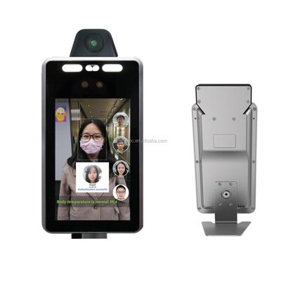 China Built-in Camera China New Quality Guarantee Include 3D Face Recognition Attendance Machine IR Facial Temperature Thermal for sale