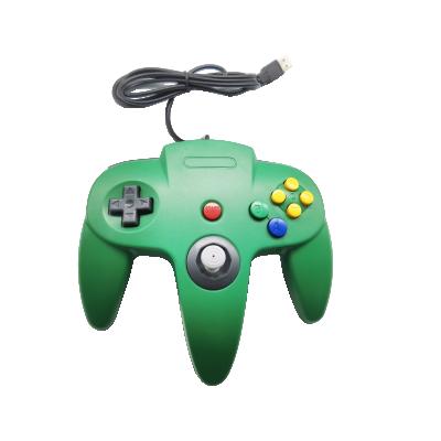 China Newer Linear Button For Nintendo 64 Gamepad Joysticks Controller With 6-Axis Grip For Nintendo N64 for sale