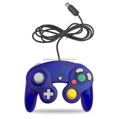 China transparent blue color for Nintendo Gamecube NGC Wired Shock Game Controller, Joypad JW-NGCCONTROLLER for sale