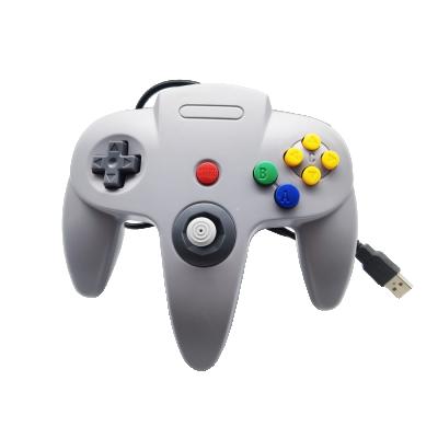 China Classic Linear Button N64 USB Controller, Retro N64 Gamepad Joystick PC Controllers For Windows PC Retro Pie for sale