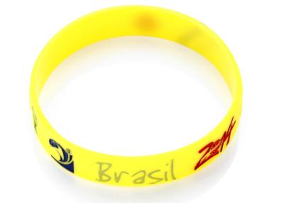 China Nice FIFA World Cup Promotional Gifts Custom Silicone Rubber Wristbands for sale