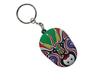 China Promotional Custommized 3D Soft Pvc Keychain Key Chain Soft PVC Rubber Keychains for sale