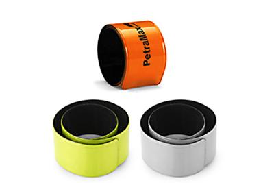 China Popular Design Reflective Slap Wrap , Plastic Kids Slap Bracelets For Unisex Gender for sale