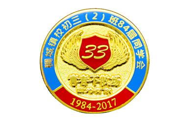 중국 불규칙한 형태 사기질 Pin 기장, 금속 Pin는 2mm 간격 좋은 보기 명찰을 답니다 판매용