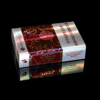 China Biodegradable Biodegradable Colored Holographic Metallic Paper for Tobacco Wrapping for sale