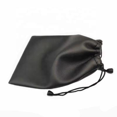 China Custom Logo Jewelry Bag Folding PU Drawstring Bags Hairdryer Bag Pouch Leather Jewelry Pouches for sale