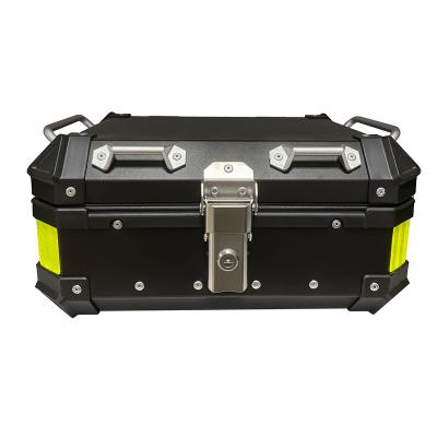 China Waterproof Motorcycle Aluminum Alloy Waterproof Tail Box Tail Box Motorcycle 25L Top Box For Motorbike for sale