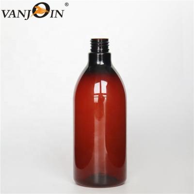 China Custom BEAUTY PACKAGING Wholesale Round 250Ml/8Oz Round 250Ml/8Oz Custom Organic Natural Empty Plastic Luxury Long Neck Cosmetic Packaging for sale