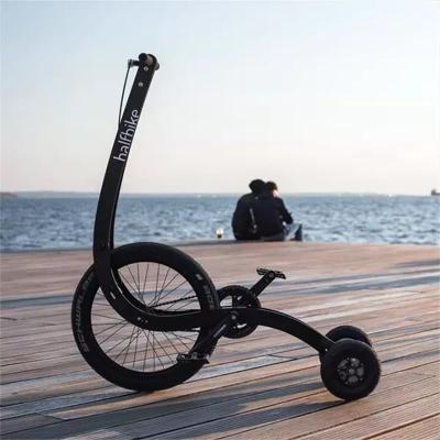 China High-grade creative street personality position bicycle can stand and ride mobility three-wheel folding exercise bike for sale