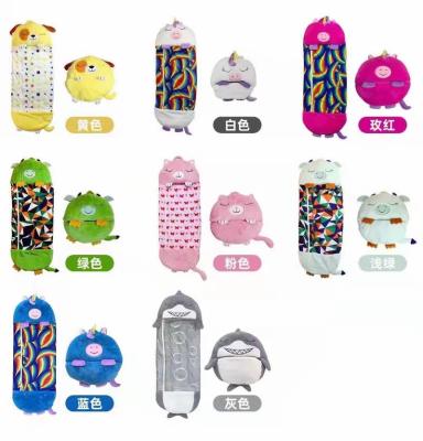 China 2021 Yuanyi Amazone Lightweight Hot Sale Sleeping Bag Cartoon Kids Toys Sleep Bag Proof With Pillow Keep Warm for sale