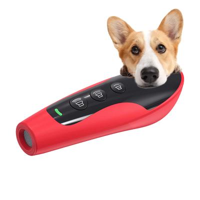 China 2020 New Design Viable and Dog Repellent Handheld Trainer Reflector Device with USB Rechargeable Bark Colalr for sale