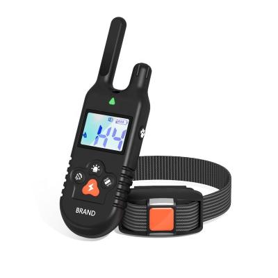 China New Dog Dogs Training Collar Rechargeable Waterproof With Remote Control For Anti Bark for sale