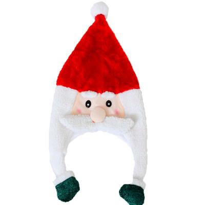 China Wholesale Unisex Plush Santa Claus Hats Cute Ornament Christmas Popular Christmas Gift Stocking Hats for sale