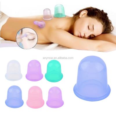 China Back Medical Silicone Therapy Massage Vacuum Cupping Cups for sale