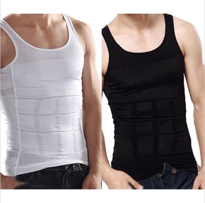 China Slimming Body Shaper Firming Panels Bulge Tight Vest Slimming Shirt For Men for sale