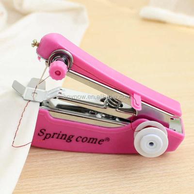 China Portable Multifunctional Hand Held Portable Sewing Machine Manual Hands Operated Mini Sewing Machine for sale