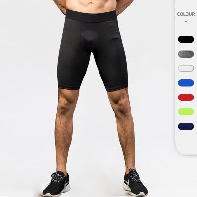 China Breathable Men's Shorts Professional Tight Sports Shaping Fitness Running Mesh Splicing Quick Drying Elastic Training Wear for sale