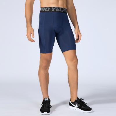 China Viable Men's Fitness Shorts With Quick Drying Elastic Tight Mens Pocket Sports Running Sweat Wicking Shorts for sale