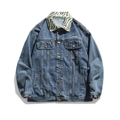 China Heavy Industry Brand Autumn And Winter Couple Denim Jacket QUICK DRY Men And Women Loose Stretch Net Red Jacket for sale