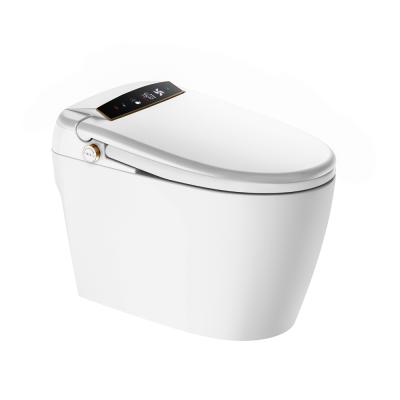 China Concealed Tank Emergency Flusing Automatic Hot Water Air Flusing Heated Seat Smart Toilet for sale