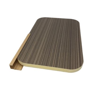 China Waterproof Bamboo Fiber Interior Decoration Panel Cladding Wall Panel Solid Paneling 9mm for sale