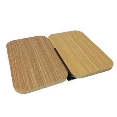 China Highly Efficient Wood Grain Linyi Sound Absorption Rigid PVC Foam Board Bathroom Cabinets Design Hardware PVC Foam Board For Home for sale