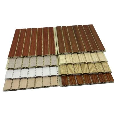 China Environmental Friendly PVC Plastic Ceiling Designs Decorative Wooden PVC Ceiling Panel Acoustic Panels For Hospital for sale