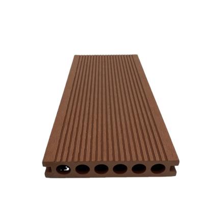 China Waterproof 2022 new arrival wood decking plastic composite wpc outdoor flooring for sale