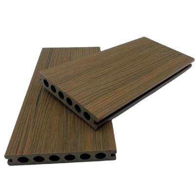 China Waterproof high density easy install waterproof exterior wpc decking for outdoor swimming pool for sale