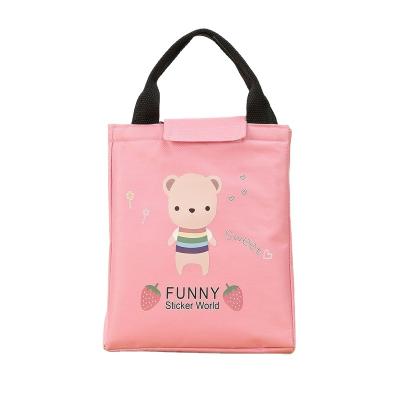 China Waterproof Hot sale cartoon design bento portable meal box bag picnic waterproof insulation ice bag for sale