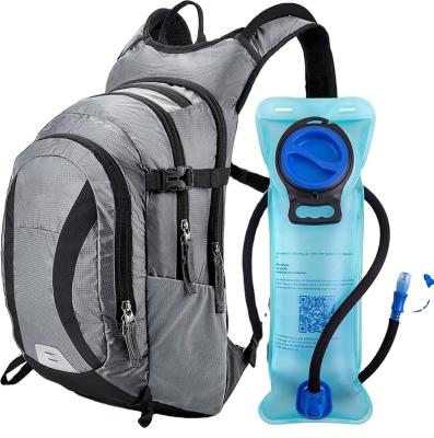 China Waterproof New Trend Gray color hydration backpack terrific companion for your day long hydration needs 18L for sale