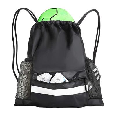 China Waterproof Drawstring Soccer Bag - Soccer Backpack for Boys or Girls/ Carry Basketball or Volleyball for sale