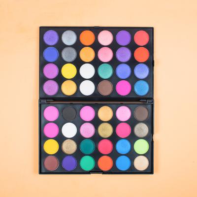 China 2022 New Waterproof 48 Colors Nude Pink Eyeshadow Palette Private Label Eyeshadow Palette Custom Makeup Palette for sale