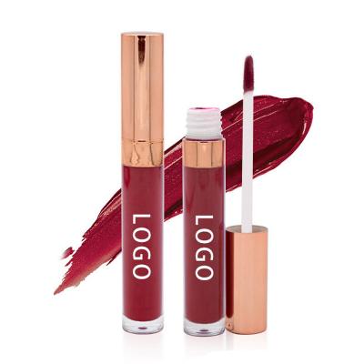 China Waterproof No Logo 30 Color Lip Gloss Stick Cup Matte Lip Gloss Non Moisturizing Liquid Lipstick for sale