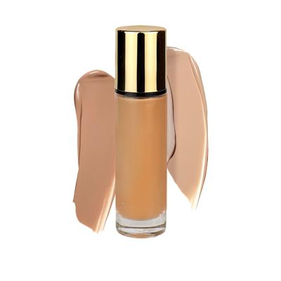 China Private Label 17 Colors Liquid Makeup Waterproof Foundation Vegan Waterproof Brightening Long Lasting Liquid Foundation for sale