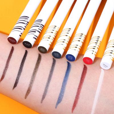 China OEM New Design Eye Liner Waterproof Cosmetics Colorful Long Lasting Dry Liquid Eyeliner Pen for sale