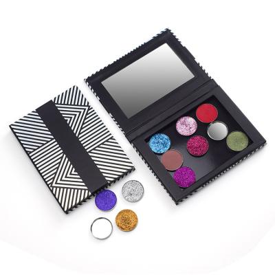 China Wholesale Waterproof Eyeshadow Brandless Empty Magnetic Packaging Magnetic Makeup Palette for sale