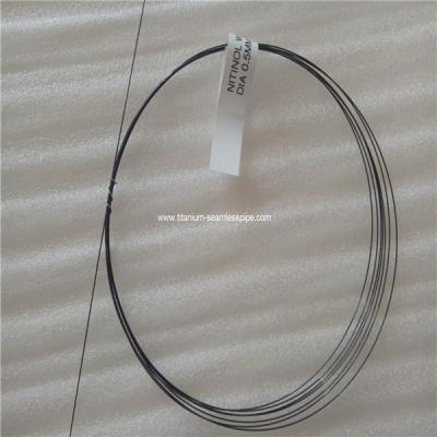 China Up To 8% Strain Recovery Density 6.45 G/cm3 Nitinol Wire SMA Niti Wire Of 0.1mm - 10mm Diameter en venta