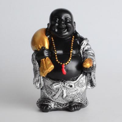 China Happy Happy Meditating Statue Lucky Buddha Art Funny China Rituals Buddha Statue for sale