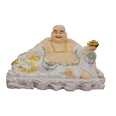 China China jade buddha statue maitreya buddha statue maitreya white bodhisattva as laughing buddha for sale